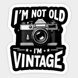 Vintage Vibes: I’m Not Old, I’m Classic Sticker